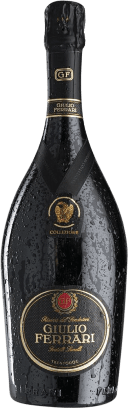 634,95 € Envío gratis | Espumoso blanco Ferrari Giulio Collezione D.O.C. Trentino Trentino Italia Chardonnay Botella 75 cl