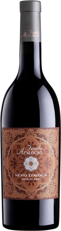 7,95 € 送料無料 | 赤ワイン Feudo Arancio ドライ D.O.C. Sicilia シチリア島 イタリア Nero d'Avola ボトル 75 cl