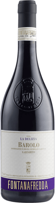 136,95 € Kostenloser Versand | Rotwein Fontanafredda Lazzarito La Delizia Trocken D.O.C.G. Barolo Piemont Italien Nebbiolo Flasche 75 cl