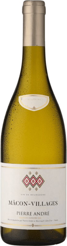 22,95 € Envío gratis | Vino Blanco François Martenot Pierre André Seco Villages A.O.C. Mâcon Beaujolais Francia Chardonnay 75 cl