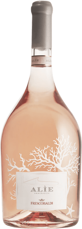 111,95 € 免费送货 | 玫瑰酒 Marchesi de' Frescobaldi Ammiraglia Alìe Rosé 干 I.G.T. Toscana 托斯卡纳 意大利 Syrah, Vermentino 瓶子 Jéroboam-双Magnum 3 L