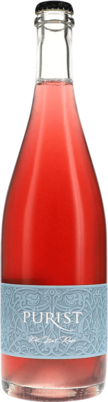 26,95 € Бесплатная доставка | Розовое игристое вино Fritsch Purist Extra Brut — Экстра Брют Rosé — Розе, Pét-Nat Pétillant Naturel — Пет-Нат Естественно игристое D.A.C. Wagram Австрия Zweigelt — Цвайгельт Бутылка 75 cl