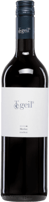 12,95 € Spedizione Gratuita | Vino rosso Geils Secco Q.b.A. Rheinhessen Rheinhessen Germania Merlot Bottiglia 75 cl