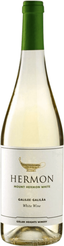 19,95 € Envío gratis | Vino blanco Golan Heights Yarden Mount Hermon Sauvignon Blanc Chardonnay Seco I.G. Galilee Galilea Israel Chardonnay, Sauvignon Blanca Botella 75 cl
