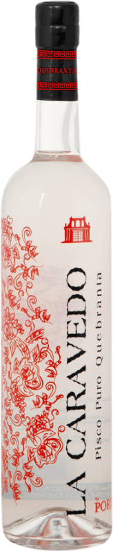 55,95 € Free Shipping | Pisco La Caravedo La Caravedo Quebranta Peru Bottle 70 cl