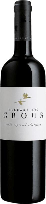 13,95 € Envío gratis | Vino tinto Herdade dos Grous Tinto Seco I.G. Alentejo Alentejo Portugal Syrah, Aragonez Botella 75 cl