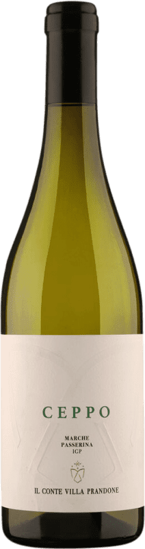13,95 € Envío gratis | Vino blanco Il Conte Villa Prandone Ceppo Seco I.G.T. Marche Marche Italia Passerina Botella 75 cl