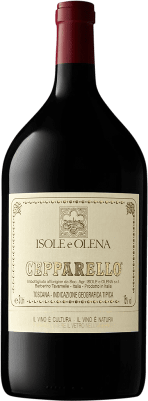 836,95 € Envío gratis | Vino tinto Isole e Olena Cepparello I.G.T. Toscana Toscana Italia Botella Jéroboam-Doble Mágnum 3 L