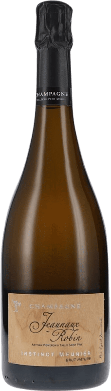 98,95 € Envio grátis | Espumante branco Jeaunaux Robin Instinct Meunier Brut Nature A.O.C. Champagne Champagne França Pinot Meunier Garrafa 75 cl