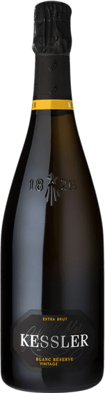 29,95 € Envío gratis | Vino blanco Kessler Sekt Vintage Blanc Extra Seco Reserva Alemania Pinot Negro, Chardonnay Botella 75 cl