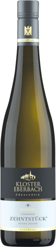 21,95 € Envio grátis | Vinho branco Kloster Eberbach Steinberger Crescentia Seco Q.b.A. Rheingau Rheingau Alemanha Riesling Garrafa 75 cl