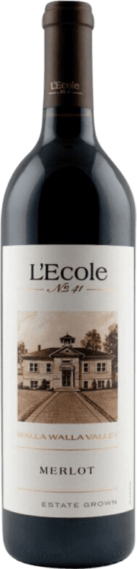 81,95 € Envío gratis | Vino tinto L'Ecole Nº 41 Seco Washington Estados Unidos Merlot, Cabernet Sauvignon, Cabernet Franc Botella 75 cl