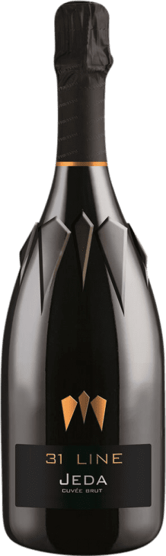 12,95 € Spedizione Gratuita | Spumante bianco Naonis La Delizia Jeda Cuvée Brut I.G.T. Veneto Veneto Italia Ribolla Gialla, Glera Bottiglia 75 cl