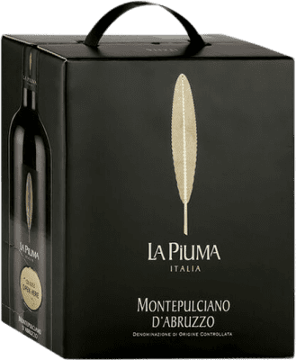13,95 € Free Shipping | Red wine La Piuma Dry D.O.C. Montepulciano d'Abruzzo Abruzzo Italy Montepulciano Bag in Box 3 L