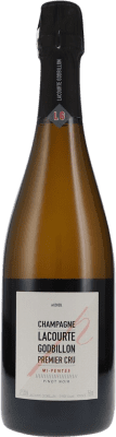 97,95 € Envio grátis | Espumante branco Lacourte-Godbillon Mi-Pentes Premier Cru Extra Brut Reserva A.O.C. Champagne Champagne França Pinot Preto Garrafa 75 cl