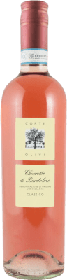 10,95 € Бесплатная доставка | Розовое вино Lenotti Bardolino Corte Olivi D.O.C. Chiaretto Riviera del Garda Classico Венето Италия Corvina, Rondinella, Molinara бутылка 75 cl
