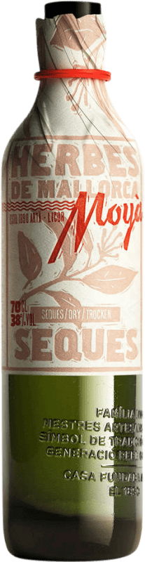 22,95 € Envío gratis | Licor de hierbas Moya Herbes de Mallorca Seques Mallorca España Botella 70 cl