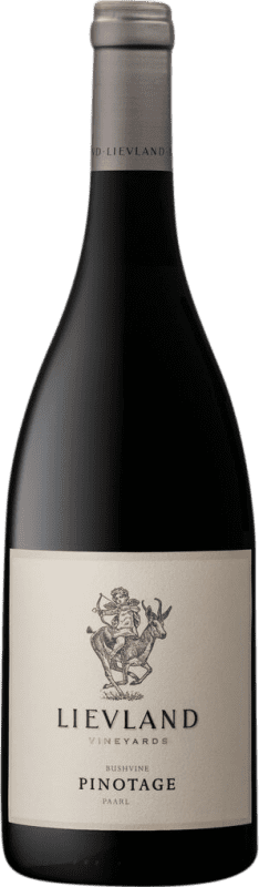 15,95 € Envío gratis | Vino tinto Lievland Bushvine I.G. Stellenbosch Stellenbosch Sudáfrica Syrah, Cinsault, Pinotage Botella 75 cl