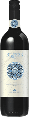 10,95 € Spedizione Gratuita | Vino rosso Lungarotti Brezza Rosso I.G.T. Umbria Umbria Italia Merlot, Sangiovese Bottiglia 75 cl