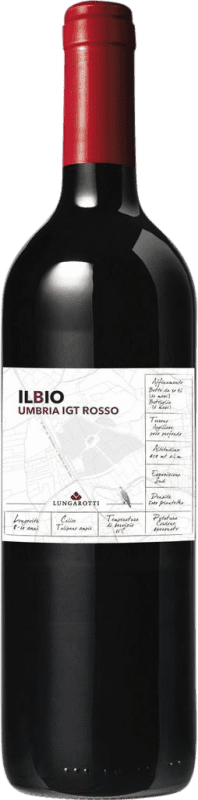 14,95 € Envío gratis | Vino tinto Lungarotti Ilbio Rosso I.G.T. Umbria Umbria Italia Sagrantino Botella 75 cl