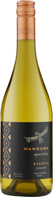 13,95 € 免费送货 | 白葡萄酒 Mancura Guardián Seco — 干型 珍藏 I.G. Valle del Maule 莫勒谷 智利 Chardonnay — 莎当妮 75 cl