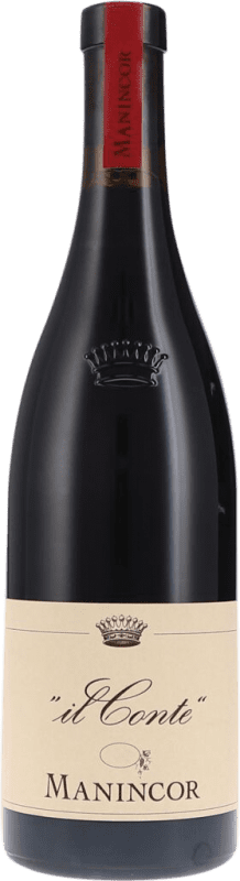 25,95 € Бесплатная доставка | Красное вино Manincor Il Conte Seco — Сухое D.O.C. Trentino Трентино Италия Merlot — Мерло, Cabernet Sauvignon — Каберне Совиньон, Lagrein — Лагрейн 75 cl
