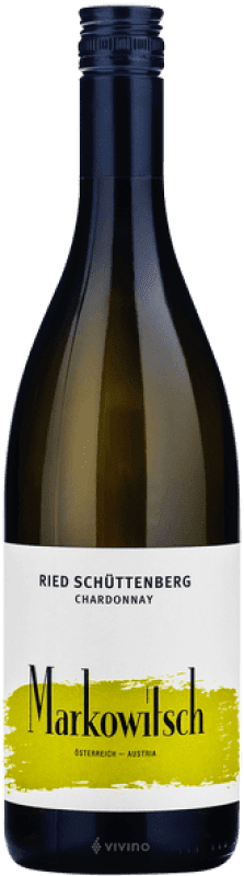 25,95 € Бесплатная доставка | Белое вино Markowitsch Schuettenberg D.A.C. Carnuntum Австрия Chardonnay бутылка 75 cl