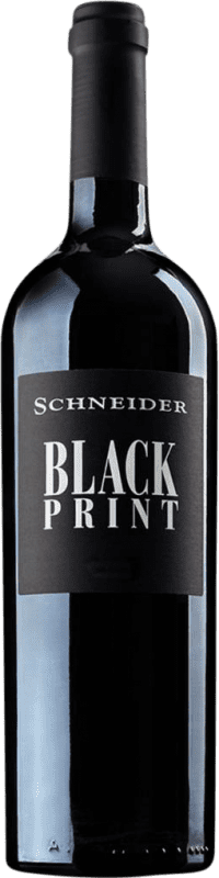 21,95 € 免费送货 | 红酒 Markus Schneider Black Print 干 Q.b.A. Pfälz 普法尔茨 德国 Merlot, Cabernet Sauvignon 瓶子 75 cl