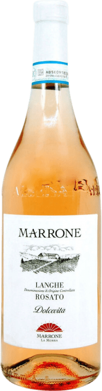 24,95 € 送料無料 | ロゼワイン Marrone Dolcevita Rosato D.O.C. Langhe ピエモンテ イタリア Nebbiolo, Barbera ボトル 75 cl