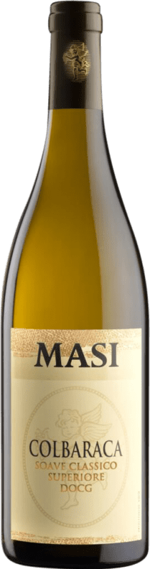 19,95 € Envoi gratuit | Vin blanc Masi Colbaraca Sec D.O.C. Soave Vénétie Italie Garganega Bouteille 75 cl