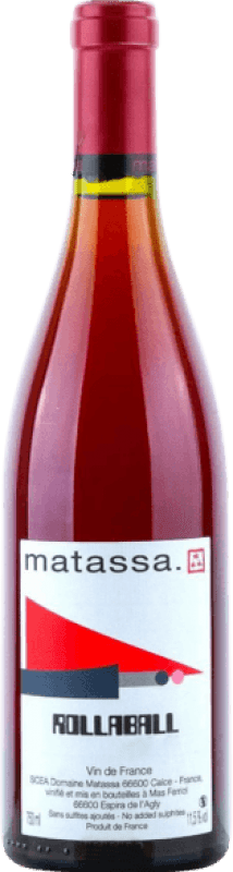34,95 € Envío gratis | Vino Tinto Domaine Matassa Rollaball Seco A.O.C. Côtes du Roussillon Roussillon Francia Cariñena, Mourvèdre 75 cl