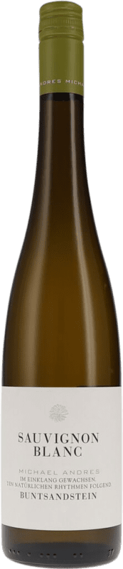 11,95 € Бесплатная доставка | Белое вино Michael Andres Buntsandstein Trocken — Сухое Q.b.A. Pfälz Пфальце Германия Sauvignon — Совиньон 75 cl