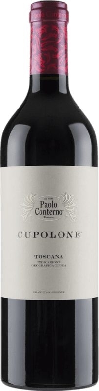 42,95 € Бесплатная доставка | Красное вино Paolo Conterno Cupolone сухой I.G.T. Toscana Тоскана Италия Merlot бутылка 75 cl
