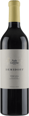 29,95 € Spedizione Gratuita | Vino rosso Paolo Conterno Demidoff Secco I.G.T. Toscana Toscana Italia Sangiovese Bottiglia 75 cl