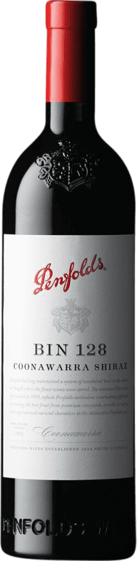 79,95 € Kostenloser Versand | Rotwein Penfolds Bin 128 I.G. Coonawarra Coonawarra Australien Syrah 75 cl