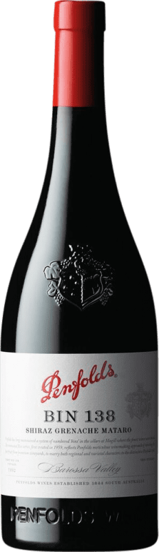 59,95 € Free Shipping | Red Wine Penfolds Bin 138 Shiraz Grenache Mataro I.G. Barossa Valley Barossa Valley Australia Syrah — Shiraz, Garnacha — Grenache, Mataró Bottle 75 cl