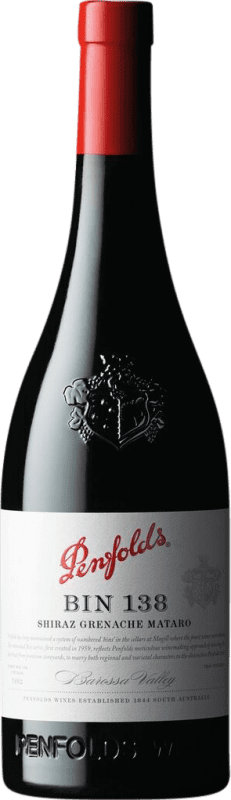 63,95 € Envoi gratuit | Vin rouge Penfolds Bin 138 Shiraz Grenache Mataro I.G. Barossa Valley Barossa Valley Australie Syrah, Grenache, Mataró Bouteille 75 cl