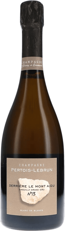 145,95 € Envío gratis | Espumoso blanco Pertois-Lebrun Derrière Le Mont Aigu Nº 13 Chouilly Blanc de Blancs Grand Cru Extra Brut A.O.C. Champagne Champagne Francia Chardonnay Botella 75 cl