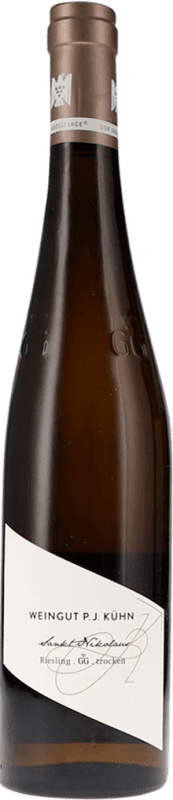 71,95 € Бесплатная доставка | Белое вино Peter Jakob Kühn Sankt Nikolaus Trocken — Сухое VDP Grosses Gewächs GG — Grand Cru Q.b.A. Rheingau Rheingau Германия Riesling — Рислинг 75 cl