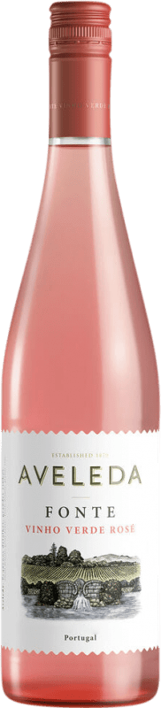 9,95 € Envío gratis | Vino rosado Quinta da Aveleda Fonte Rosé Seco I.G. Vinho Verde Vinho Verde Portugal Touriga Nacional, Espadeiro, Azal Botella 75 cl