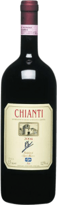 23,95 € Envío gratis | Vino tinto Renzo Masi Seco D.O.C.G. Chianti Toscana Italia Sangiovese, Colorino Botella Magnum 1,5 L