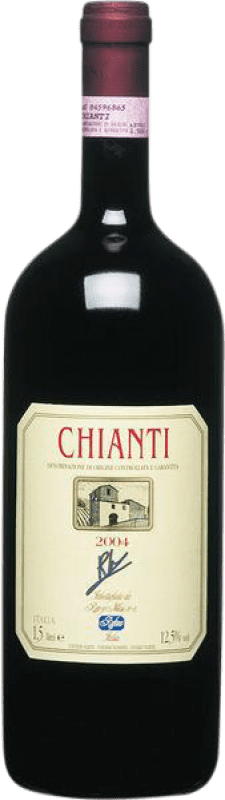 23,95 € Envío gratis | Vino tinto Renzo Masi Seco D.O.C.G. Chianti Toscana Italia Sangiovese, Colorino Botella Magnum 1,5 L