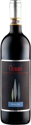 10,95 € Envío gratis | Vino tinto Renzo Masi Seco D.O.C.G. Chianti Toscana Italia Sangiovese, Colorino Botella 75 cl