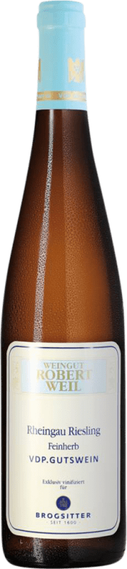19,95 € 免费送货 | 白酒 Robert Weil 半干半甜 Q.b.A. Rheingau Rheingau 德国 Riesling 瓶子 75 cl