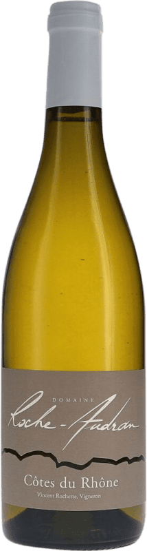 14,95 € Kostenloser Versand | Weißwein Roche Audran Blanc Trocken A.O.C. Côtes du Rhône Rhône Frankreich Carignan, Grenache Weiß, Viognier Flasche 75 cl