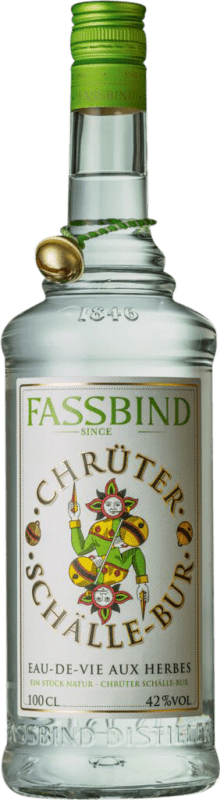 49,95 € Envío gratis | Licor de hierbas S. Fassbind Chrüter Schälle-Bur Suiza Botella 1 L