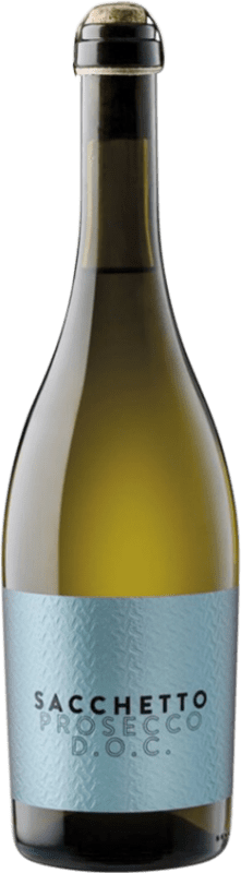 14,95 € Бесплатная доставка | Белое игристое вино Sacchetto Colli Frizzante — Слабо игристое D.O.C. Prosecco Фриули-Венеция-Джулия Италия Glera — Глера 75 cl