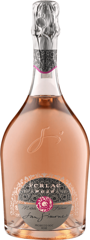 24,95 € Kostenloser Versand | Rosé Sekt San Simone di Brisotto Seco — Trocken Millesimato, Rosé D.O.C. Prosecco Friaul-Julisch Venetien Italien Pinot Noir — Spätburgunder, Glera Flasche 75 cl