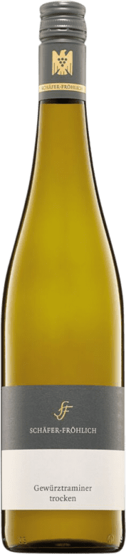 14,95 € Envío gratis | Vino blanco Schäfer-Fröhlich Seco Q.b.A. Nahe Nahe Alemania Gewürztraminer Botella 75 cl