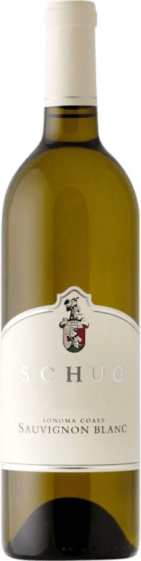 36,95 € Spedizione Gratuita | Vino bianco Schug Secco I.G. Sonoma Coast California stati Uniti Sauvignon Bianca Bottiglia 75 cl